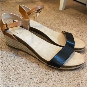 Espadrille sandal wedge